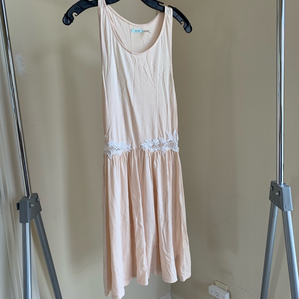 DONATED Kimchi Blue Lace Accent Appliqué Dress